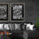 Entertainment Collection Black Canvas