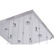 Canada LED 20 inch Chrome Chandelier Ceiling Light