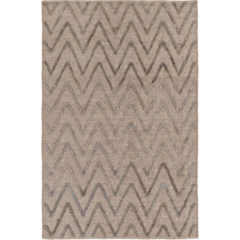 Mateo 36 X 24 inch Gray and Gray Area Rug, Jute