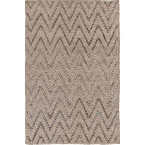 Mateo 120 X 96 inch Gray and Gray Area Rug, Jute