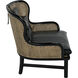 Marabu Charcoal Black Occasional Chair