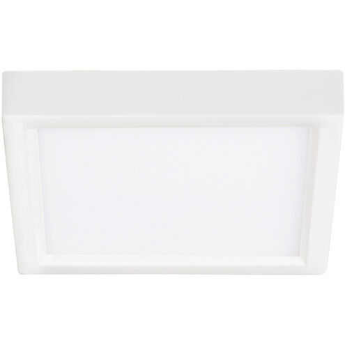 Lotus LED 4.4 inch White Flush Mount Ceiling Light, Integrated LED