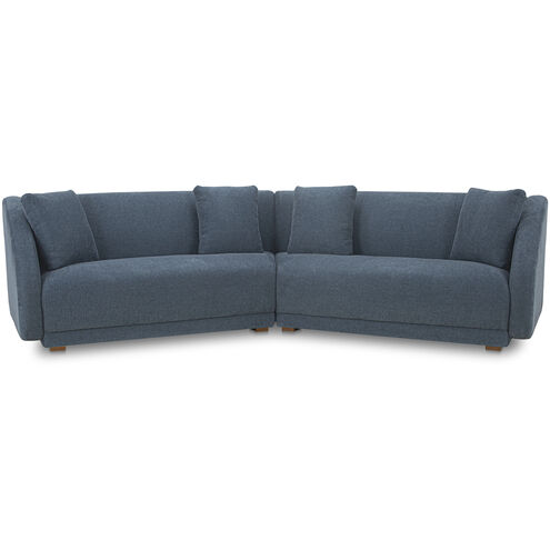 Fraser Blue Modular Sofa, 2 Piece