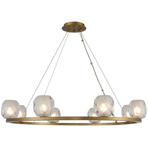 Stella LED 34 inch Winter Brass Pendant Ceiling Light