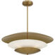 Solara 5 Light 31.5 inch Legacy Brass Pendant Ceiling Light