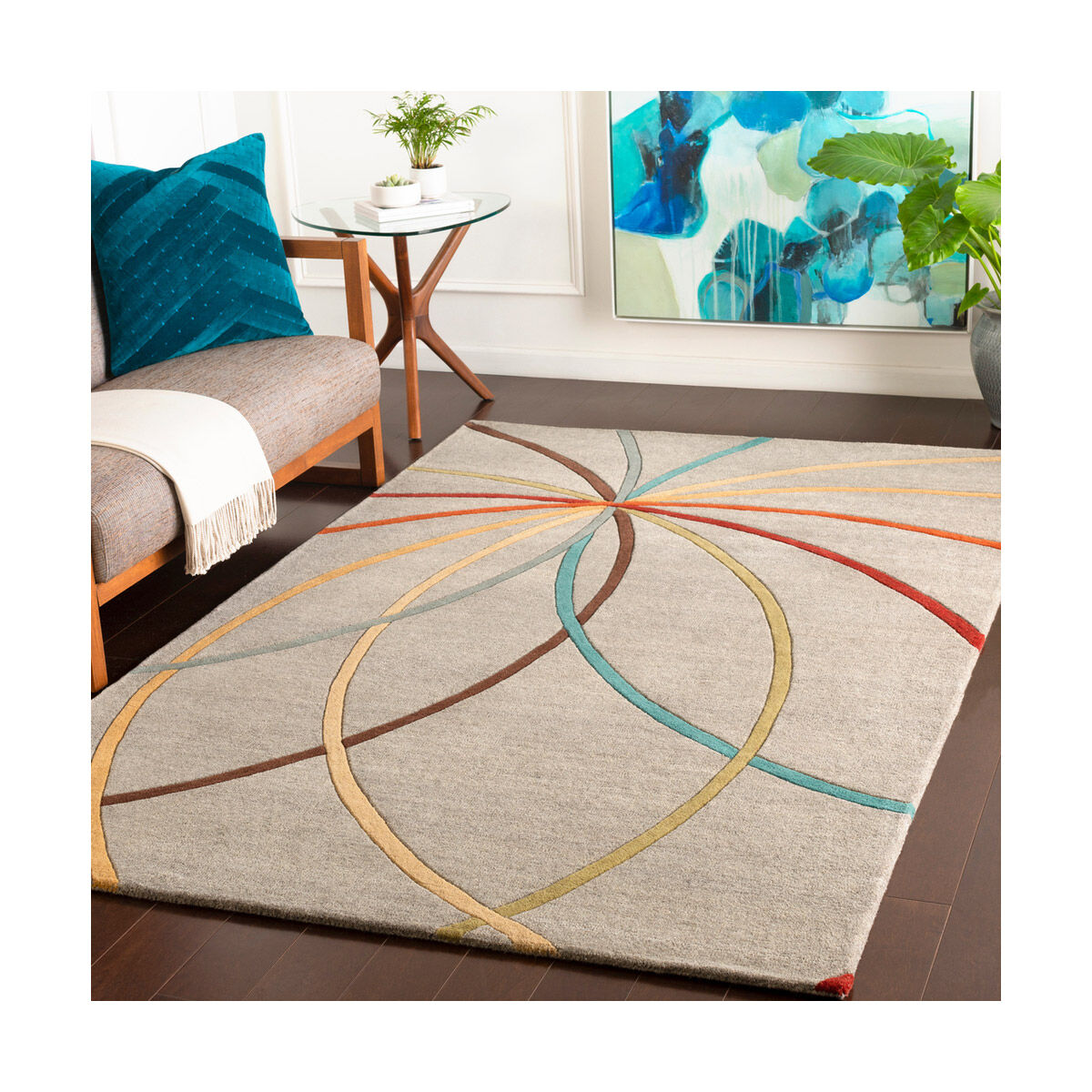 Philadelphia 180 X 144 inch Sage Rug, Rectangle