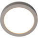 Round LED 5.25 inch Nickel Flush Mount Ceiling Light in 3500K