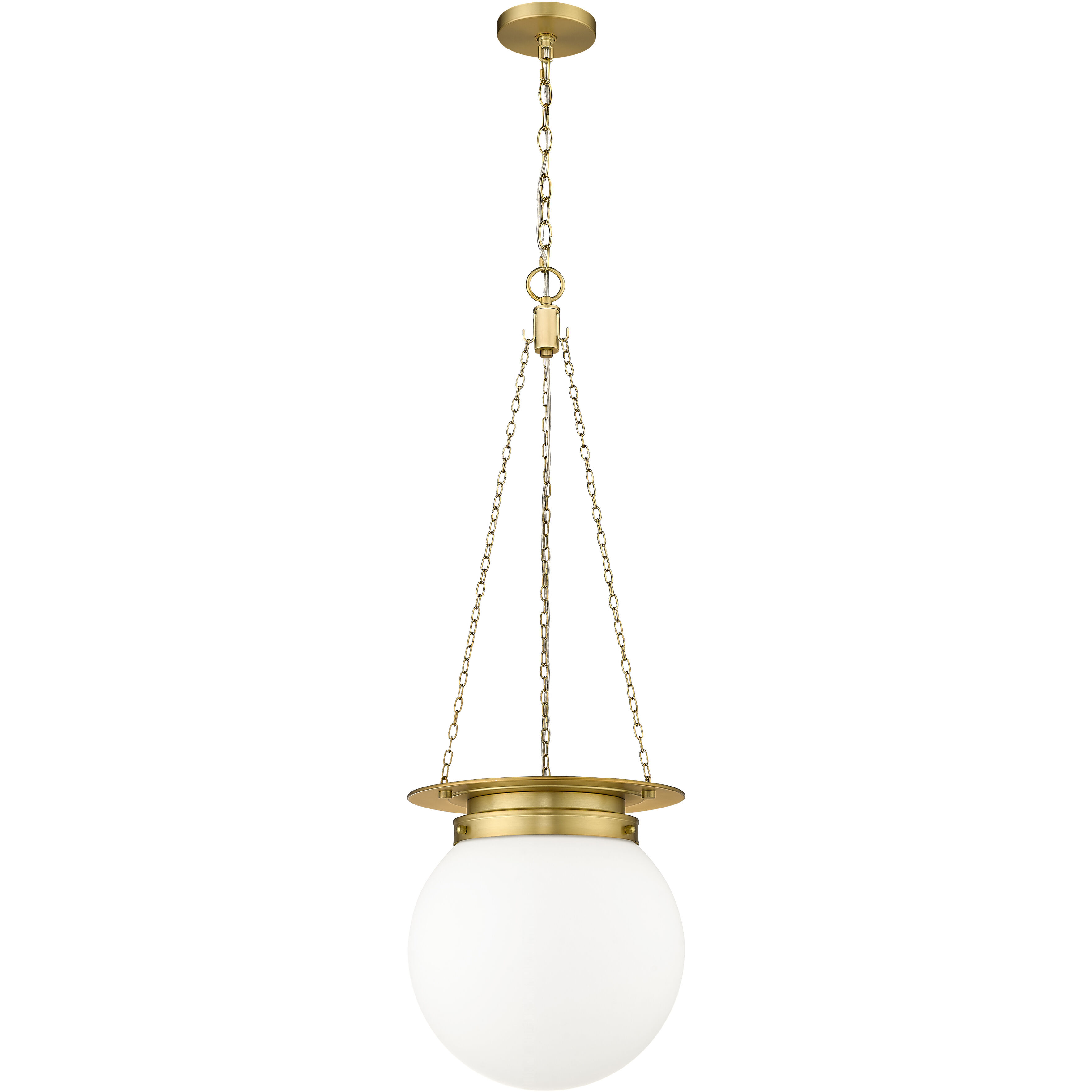 Calhoun 1 Light 13 inch Heritage Brass Pendant Ceiling Light