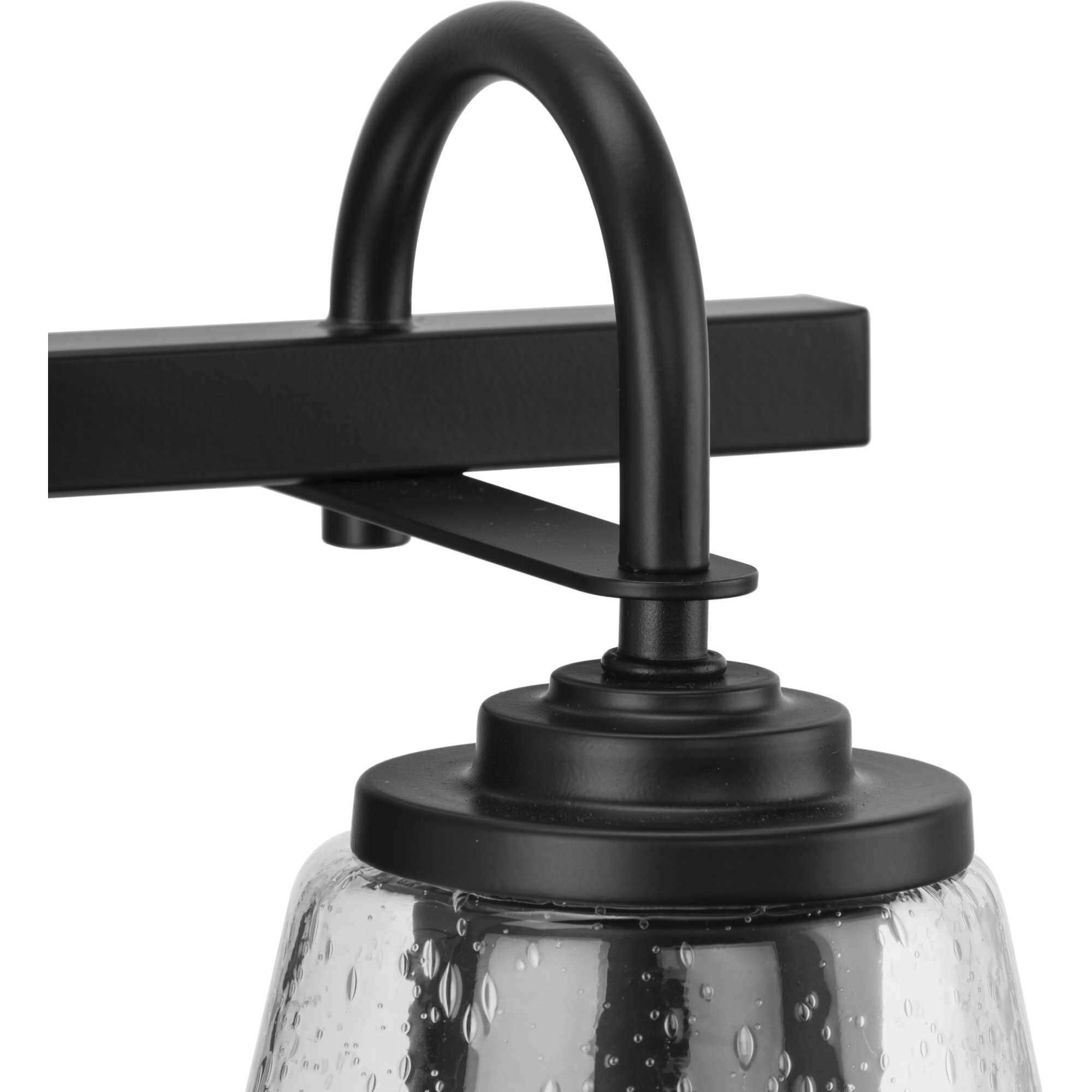 Martenne 4 Light 31.87 inch Matte Black Bathroom Vanity Light Wall Light