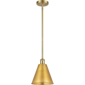 Ballston Cone LED 8 inch Satin Gold Pendant Ceiling Light
