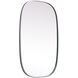 Brynn 36 X 24 inch Silver Mirror in 24 x 36