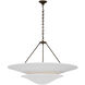 AERIN Mollino LED 40 inch Bronze Chandelier Ceiling Light