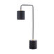 Mansfield 24.85 inch 40 watt Black and Brass Table Lamp Portable Light