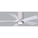 Atlas Irene-5HLK 42 inch Barnwood Tone with Matte White Blades Ceiling Fan in Barn Wood, Flush Mounted