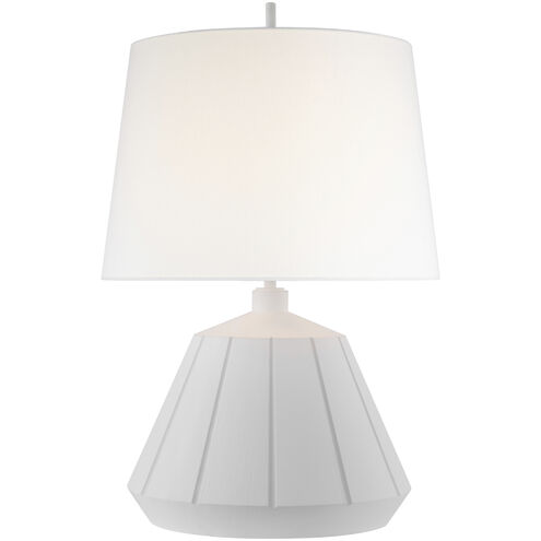 Visual Comfort Signature Collection Thomas O'Brien Frey 27.75 inch 15 watt Plaster White Table Lamp Portable Light, Medium TOB3417PW-L - Open Box