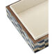 Ezra 8 inch Blue and Natural Boxes, Set of 2