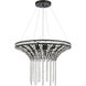 Fantania 6 Light 24 inch Matte Black Chandelier Ceiling Light