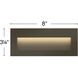 Taper 12v 2.50 watt Bronze Landscape Step Light, Horizontal