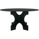 Element 59 X 59 inch Matte Black Dining Table