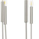 Traci 8 Light 30.75 inch Brushed Polished Nickel Chandelier Ceiling Light