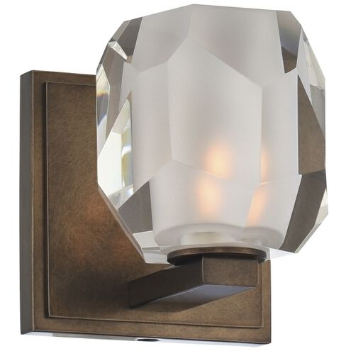 Regent LED 5 inch Vintage Bronze Bath Vanity Wall Light