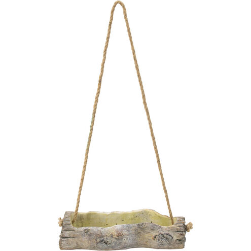 Nature Inspired Gray/Natural/Green Outdoor Planter