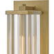 Marcel 1 Light 18.5 inch Heritage Brass Outdoor Wall Mount Lantern