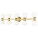 Artemis 10 Light 45 inch Modern Gold Vanity Wall Light