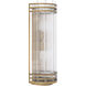 Gulf Wall Lamp Wall Light in Antique Brass, Large