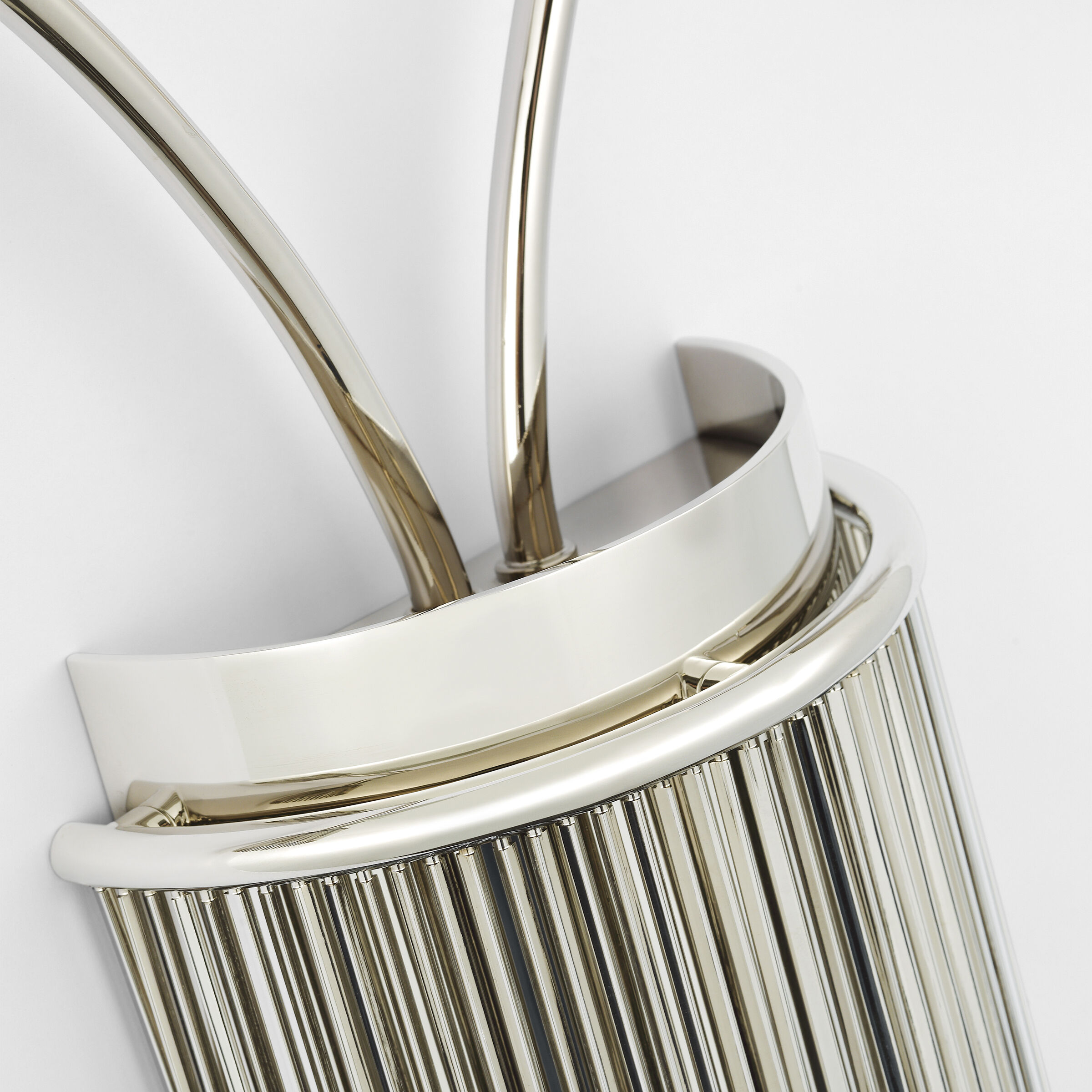 Fisher Weisman Sutton LED 17.75 inch Polished Nickel Double Sconce Wall Light