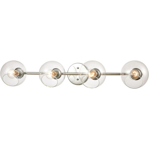 Claro 4 Light 36 inch Polished Chrome Vanity Light Wall Light