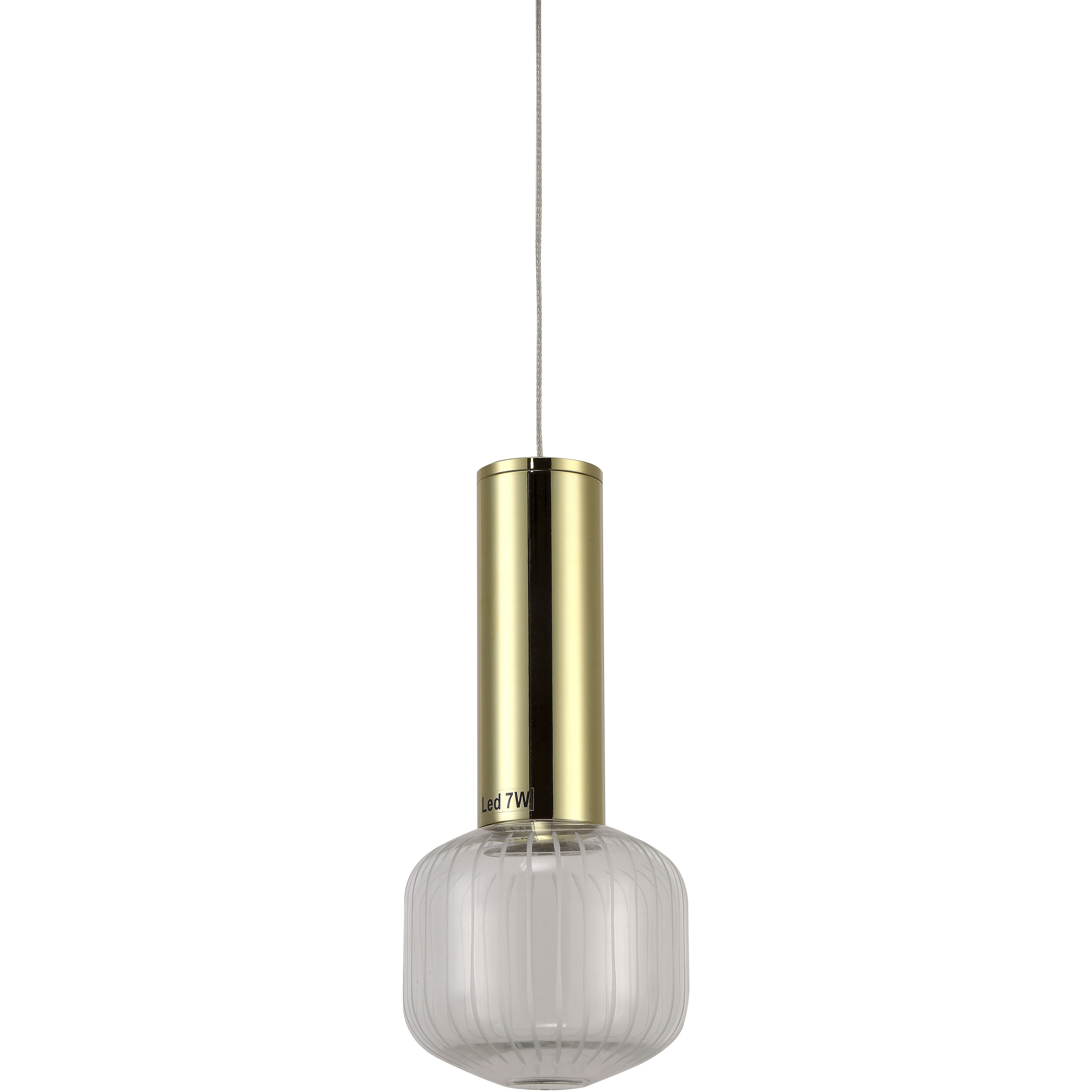 Canada LED 3.93 inch Gold Pendant Ceiling Light