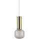 Canada LED 3.93 inch Gold Pendant Ceiling Light