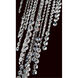 Chantant 6 Light Polished Stainless Steel Pendant Ceiling Light in Optic, Strand