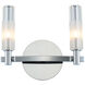 Lorne LED 12 inch Chrome Bath Vanity Wall Light