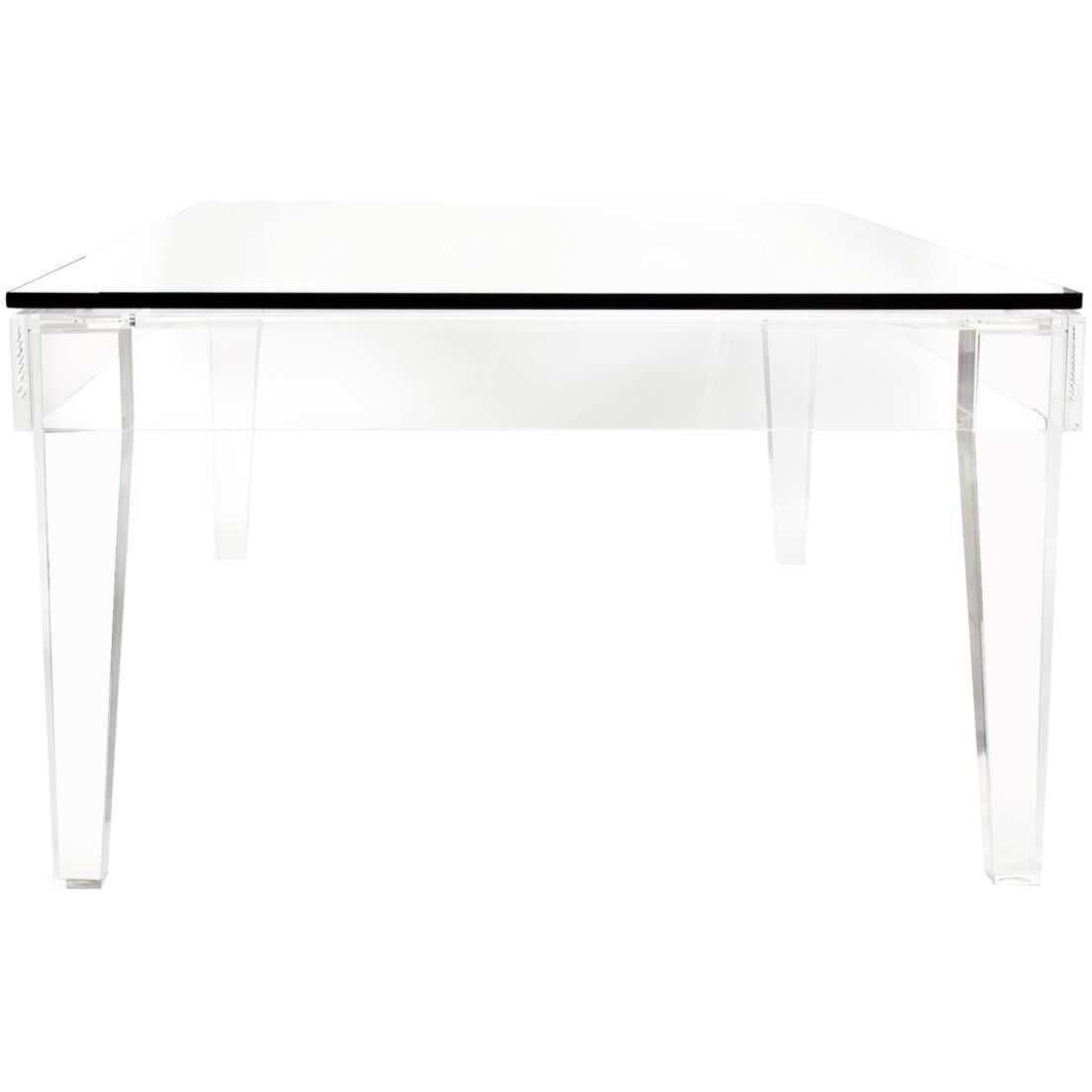 Clarette 48 X 17.5 inch Clear Coffee Table