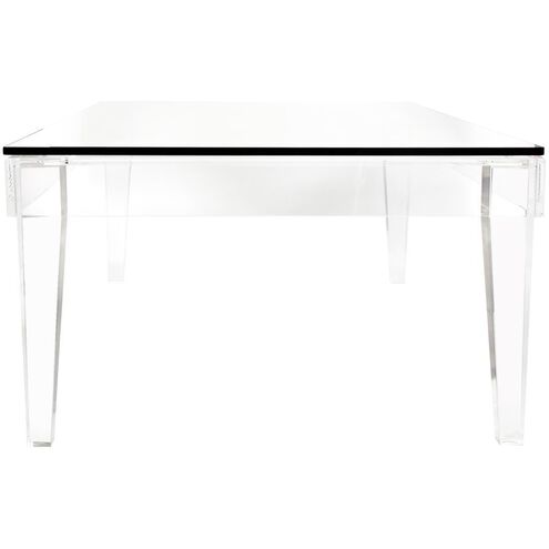 Clarette 48 X 17.5 inch Clear Coffee Table