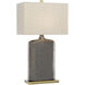 Musing 32.5 inch 150 watt Rustic Metallic Bronze Table Lamp Portable Light, Tall