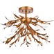 Priscilla 4 Light 19 inch Gold Leaf Flush Mount Ceiling Light