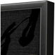 Bold Strokes Black and Metallic Framed Art