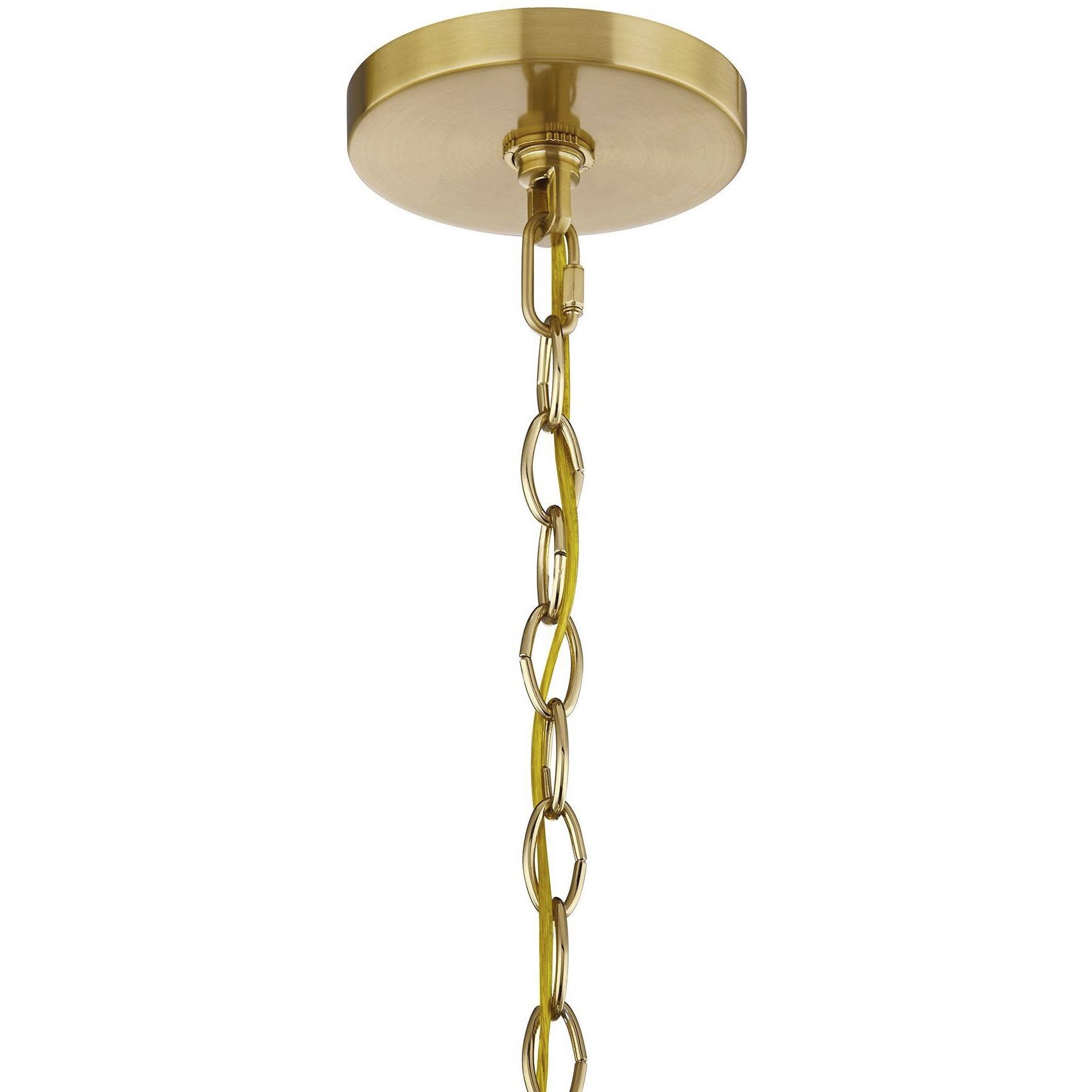 Ashbury 5 Light 27.5 inch Warm Brass Chandelier Ceiling Light