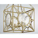 Balfour 4 Light 17 inch Warm Brass Pendant Ceiling Light