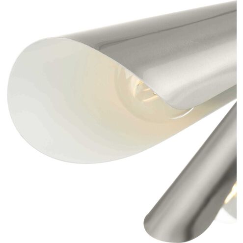 Cornett LED 24 inch Brushed Nickel Semi-Flush Mount Ceiling Light