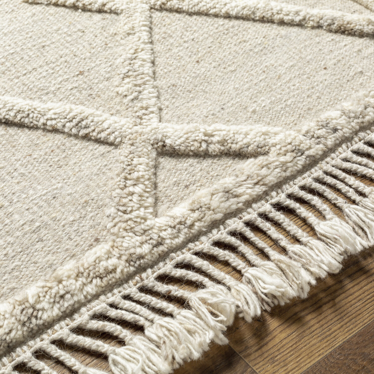 Cadiz 168 X 120 inch Light Beige Rug in 10 x 14, Rectangle