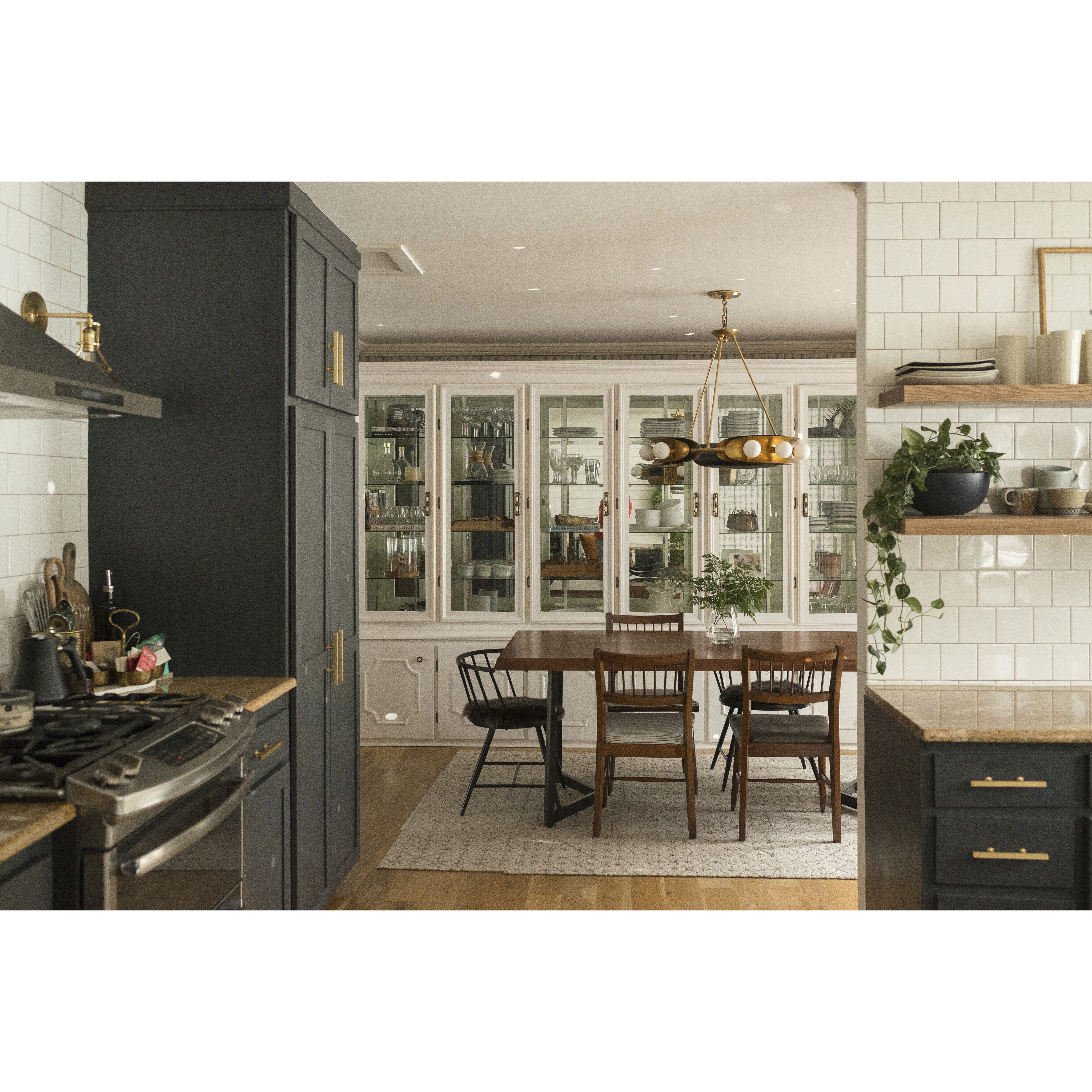 Hopper 9 Light 32 inch Vintage Brass and Bronze Chandelier Ceiling Light