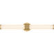 Kaye LED 28 inch Aged Brass Bath Light Wall Light, Large