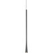 Taper LED 1.25 inch Black Pendant Ceiling Light