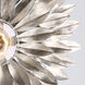 Broche 1 Light 11 inch Antique Silver Flush Ceiling Light
