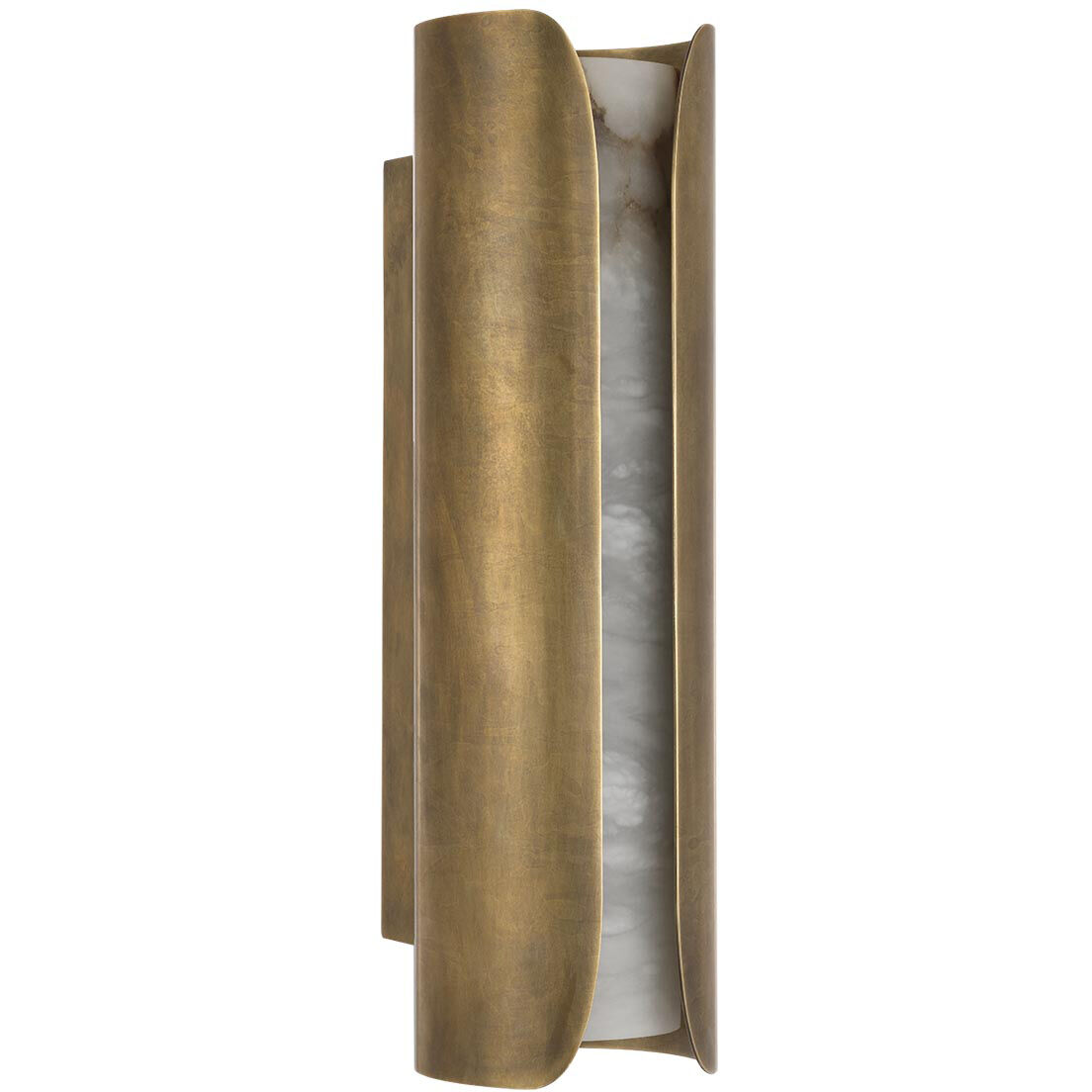 Anne-Marie Barton Armise Sconce Wall Light in Mottled Brass