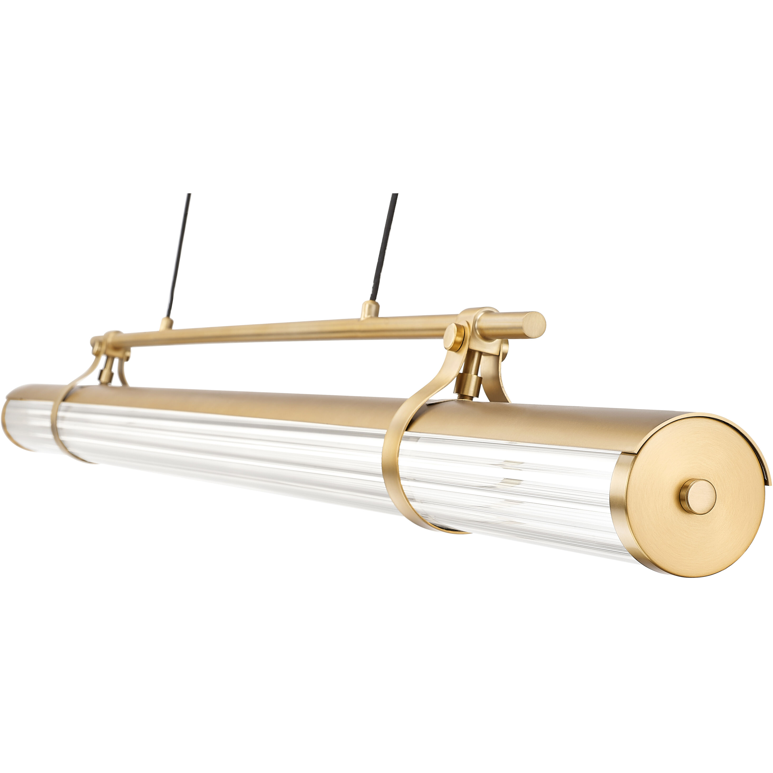 Benoit LED 56 inch Modern Gold Billiard Light Ceiling Light